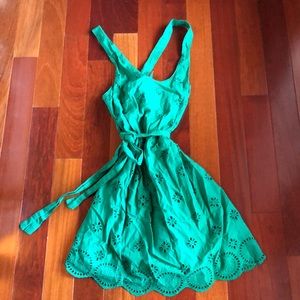 Aeropostale bright green dress!